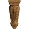 Ekena Millwork 5"W x 7"D x 14"H Large Acanthus Wood Corbel, Cherry CORW05X07X14ACCH - alternate 4